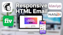 create a professional responsive HTML email template