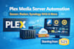 setup plex media server automation, sonarr, radarr, synology nas and ubuntu, vps