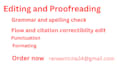 write contents and proofread the articles