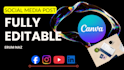 design editable canva templates for social media