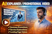 create ai explainer and promo videos