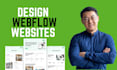 do webflow website design, webflow expert, webflow developer
