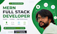do mern stack development, full stack developer, frontend, backend developer