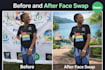 create realistic and seamless face swap for photos