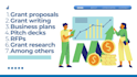 do grant proposal, writing, business plan, pitch deck, rfq, rfp, itt, 501c3, rfi