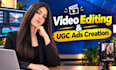 do video editing with visual effects and generate ugc ads for you
