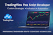 create custom tradingview pine script strategy or pine script strategy indicator