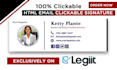 make clickable HTML email signature for gmail outlook, an apple mail, html gmail