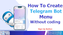 create telegram subscription bot, payment bot, crypto bot