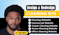 build cleaning service website house cleaning website office cleaning website