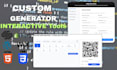 build custom web utilities or generator tools
