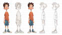 create any cartoon character