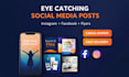 design professional social media posts in canva