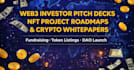 create professional web3 pitch decks, nft roadmaps, and whitepaper branding