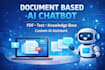 build a document based ai chatbot using your pdfs