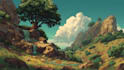 paint an environmental concept art