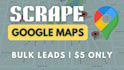 scrap google maps for business contact, emails and lead