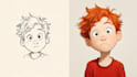 draw cartoon comic character and simple illustration
