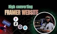 design and develop framer website framer landing page as expert framer developer