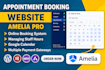 setup amelia pro plugin and create an online appointment booking website