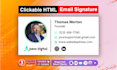 do modern HTML email signature for outlook, gmail and apple