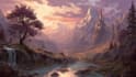 design stunning fantasy landscape