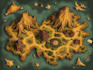 draw map illustration map design fantasy map illustration