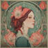 draw anything in art nouveau style