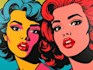 draw a professional pop art portrait