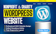 design a professional nonprofit donation website