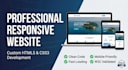 build a responsive HTML CSS website