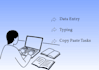 do accurate data entry typing  and copy paste tasks