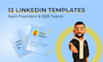 design linkedin carousel templates for saas founders in figma