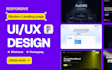 design responsive uiux, landing page UI design in figma
