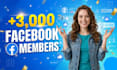instantly get 3,000 real facebook members