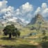 digitally paint fantasy landscape