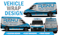 design professional vehicle wrap, car wrap printable, partial and fleet graphics