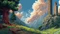 make you a pixel art background