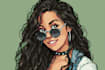 make unique pixel art portrait