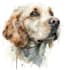 draw watercolor pet portrait