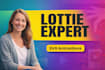 create custom lottie animations and  micro interactions