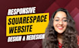 do squarespace website design, redesign, website development, squarespace expert