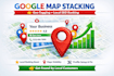create google map stacking with geo tagging for gmb ranking