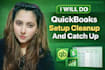 do quickbooks setup cleanup and catch up