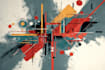 paint expressive colorful abstract portraits