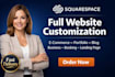 build squarespace website design redesign squarespace website development