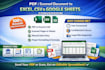 convert PDF or scanned pages to excel, CSV or google sheets