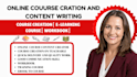 create ebook online course content, course creation, course curriculum, workbook