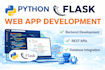 build a custom web application using python flask