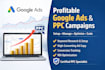 google ads PPC campaign setup management optimization profitable advertising